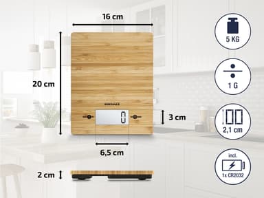 Soehnle Bamboo Køkkenvægt