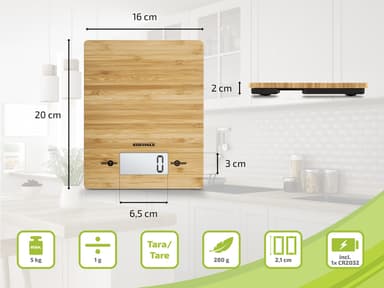 Soehnle Bamboo Køkkenvægt