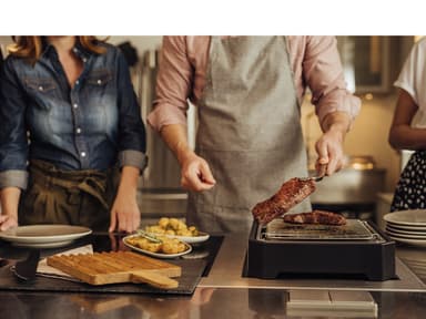 Severin Steakgrill 2300 watt Svart/silver