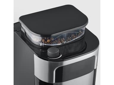 Grinding coffee machine Steel/Black