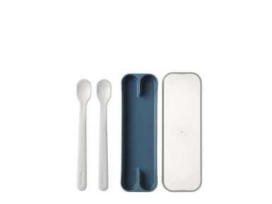 Mepal Mio Feeding spoon 16.5 cm 2 pcs Dark blue