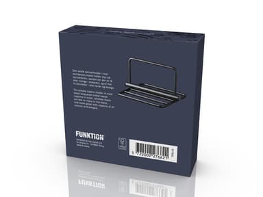 Funktion Napkin holder 19 x 19 x 12,5 cm Black