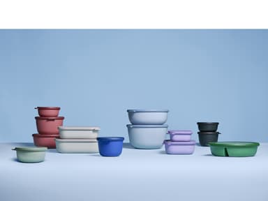 Mepal Cirqula Bowl w. lid Dia. 12 x 6 cm 350 ml Black