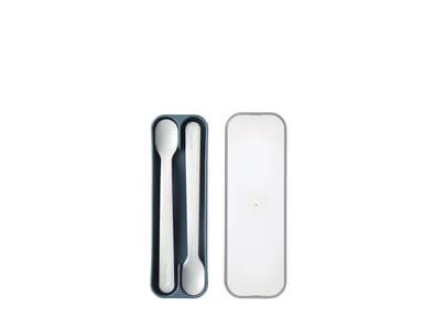 Mepal Mio Feeding spoon 16.5 cm 2 pcs Dark blue