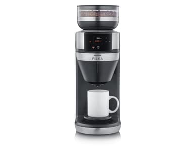 Severin Helautomatisk kaffemaskin Stål/Svart
