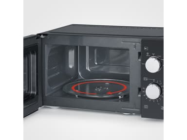 Severin Microwave oven 17 liter 700 watt Black