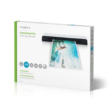 Nedis Laminerings film | A4 | Tjocklek: 100 Âµm | Packad per: 100 st. | Plast | Transparent