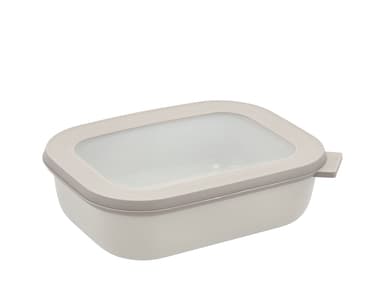 Mepal Rektangulär skål m lock Nordic white