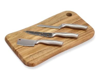 HOLM Cheese board with 3 knives
