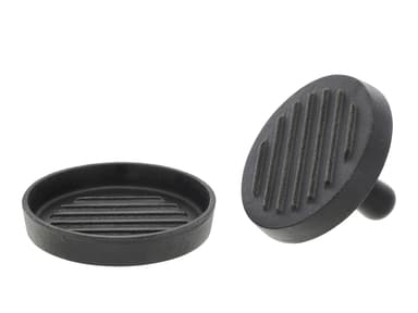 HOLM Hamburger press Dia 12 cm Black