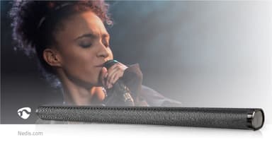 Nedis Soundbar | 2.0 | DSP-program | 135 W | 1x 3.5 mm / 1x Coax Audio / 1x Optisk / 1x USB | 1x HDMI (with ARC) | Bluetooth® | Monterbar | Mörkgrå / Svart