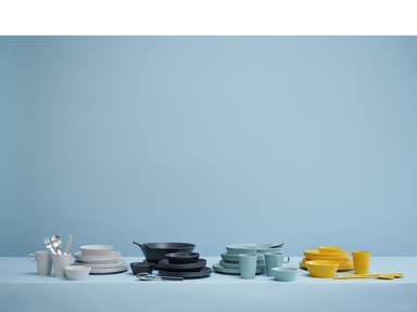 Mepal Bloom Soup plate Dia. 22 cm Pebble black