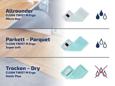 Leifheit CLEAN TWIST M ERGO Cover Sensitiv 32 cm