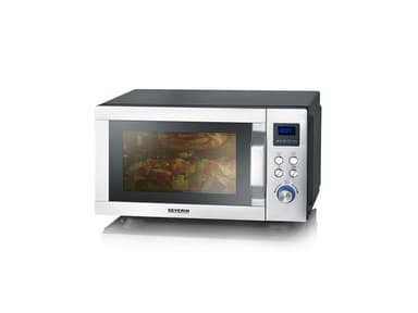 Severin Microwave oven w ceramic base 900 watt Steel