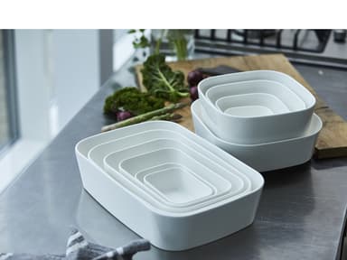 Rosti Modula Dish 30 x 21 x 7 cm White