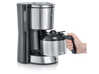 Severin 8 cups 1000 watt Steel/Black