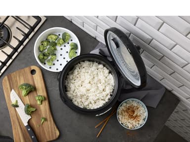 Nordic Sense Rice cooker 1.8 liter Black