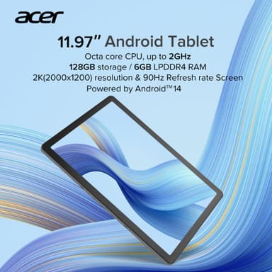 Acer ACTAB1225E 6/128GB 11.97" surfplatta