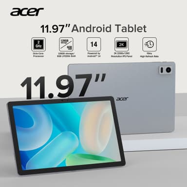 Acer ACTAB1225E 6/128GB 11.97" surfplatta