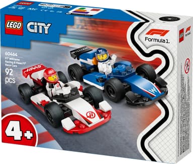 LEGO City F1 Williams Racing & Haas F1 racerbilar 60464