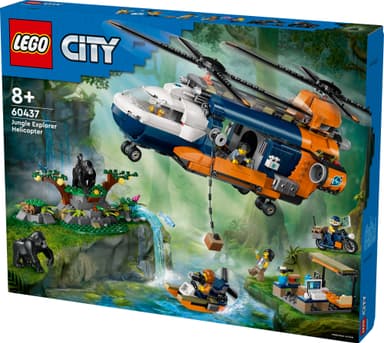 LEGO City Djungelhelikopter och basläger 60437