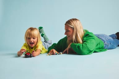 LEGO City Röd jordbrukstraktor med släp och får 60461