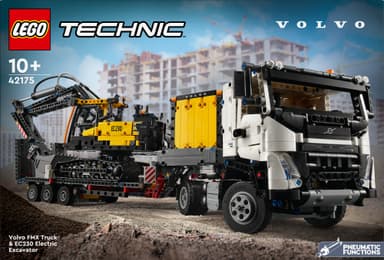 LEGO Technic Volvo FMX lastbil & EC230 elgrävmaskin 42175