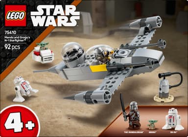 LEGO Star Wars Mando and Grogu's N-1 Starfighter 75410