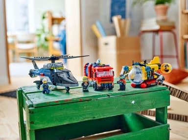 LEGO City Helikopter, brandbil och ubåt 60462