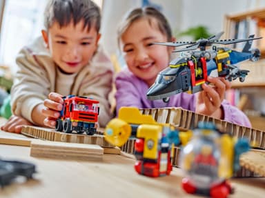 LEGO City Helikopter, brandbil och ubåt 60462