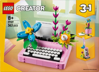 LEGO Creator Skrivmaskin med blommor 31169