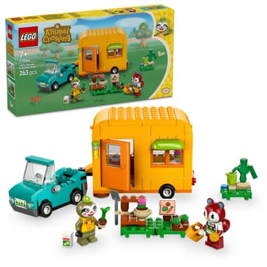 LEGO Animal Crossing Leif med husvagn och trädgårdsbutik 77054