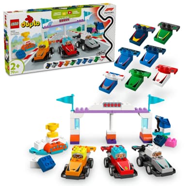 LEGO DUPLO Town F1 Team – racerbilar och förare 10445