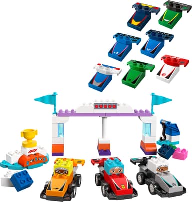 LEGO DUPLO Town F1 Team – racerbilar och förare 10445
