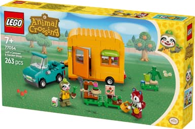 LEGO Animal Crossing Leif med husvagn och trädgårdsbutik 77054