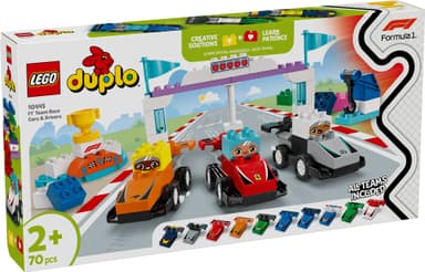LEGO DUPLO Town F1 Team – racerbilar och förare 10445