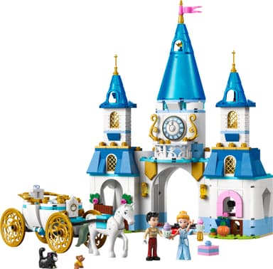 LEGO Disney Princess Askungens slott och häst med vagn 43275
