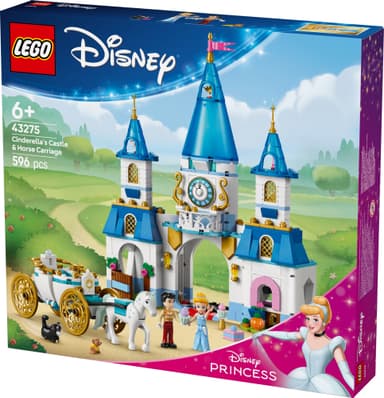 LEGO Disney Princess Askungens slott och häst med vagn 43275