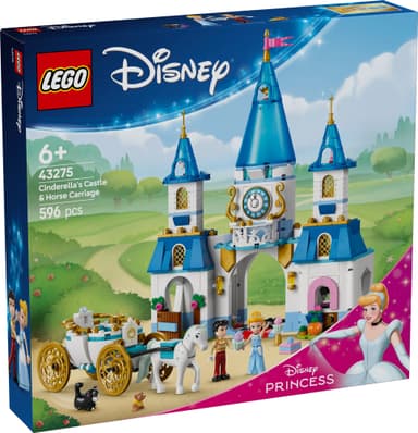 LEGO Disney Princess Askungens slott och häst med vagn 43275