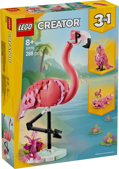 LEGO Creator Vilda djur: Rosa flamingo 31170