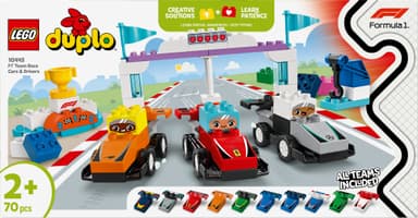 LEGO DUPLO Town F1 Team – racerbilar och förare 10445