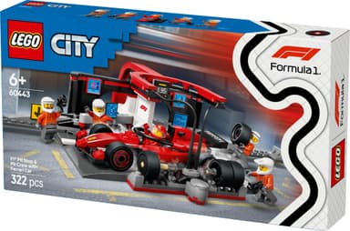 LEGO City F1 depåstopp & depåteam med Ferrari bil 60443