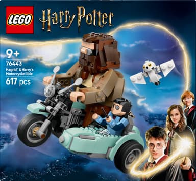 LEGO Harry Potter Hagrids och Harrys motorcykeltur 76443