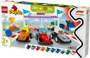 LEGO DUPLO Town F1 Team – racerbilar och förare 10445