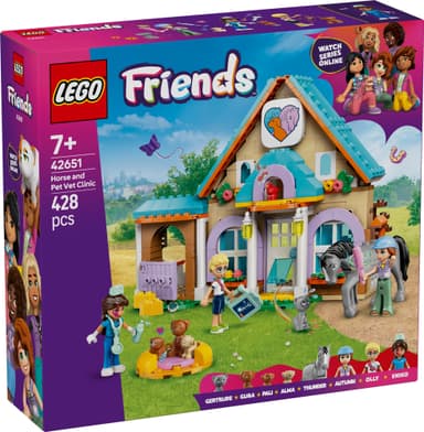 LEGO Friends Veterinärklinik för hästar och husdjur 42651