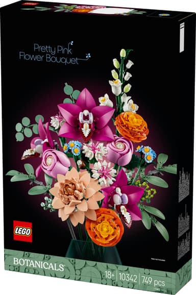 LEGO Botanicals Vacker rosa blombukett 10342