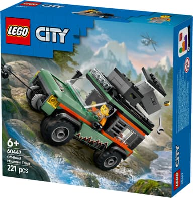LEGO City 4-hjulsdriven terrängbil för bergskörning 60447