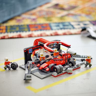 LEGO City F1 depåstopp & depåteam med Ferrari bil 60443