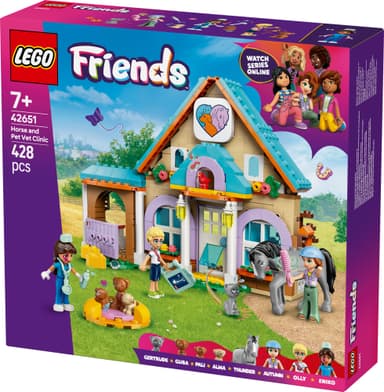 LEGO Friends Veterinärklinik för hästar och husdjur 42651
