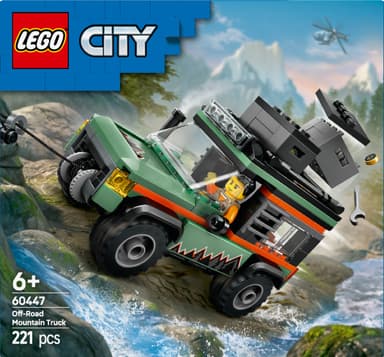 LEGO City 4-hjulsdriven terrängbil för bergskörning 60447